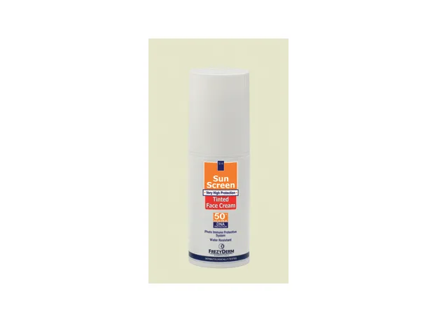 Sun Screen Tinted Face Cream spf50+ FREZYDERM - FREZYDERM -30% στο Pharmakeio Online