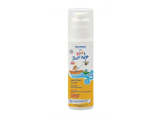 Kids Sun and Nip SPF50+ 150ml FREZYDERM - Βρεφικά-παιδικά αντιηλιακά στο Pharmakeio Online