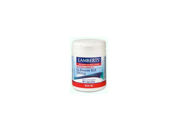 CO ENZYME Q10 200 mg 60 caps  Lamberts - Ενέργεια-Τόνωση στο Pharmakeio Online