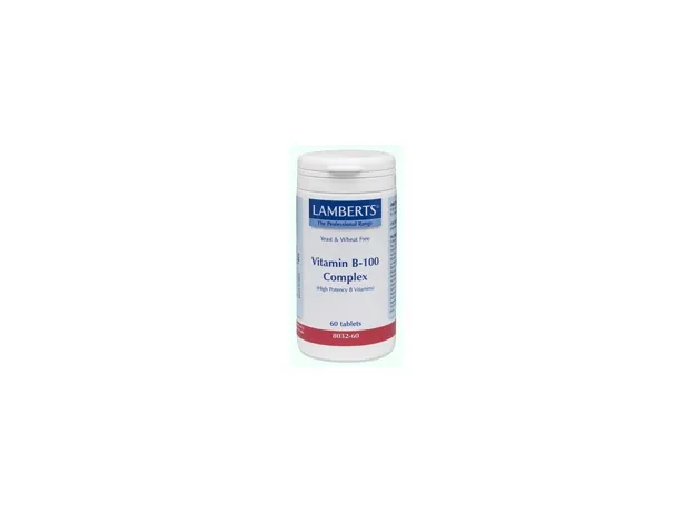 Lamberts  VITAMIN B-100 COMPLEX 60 tabs - Βιταμίνη Β στο Pharmakeio Online
